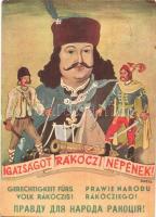 Igazságot Rákóczi népének! Kiadja a Magyarországi Ruszinszkóiak Szervezete / Justice for the nation of Rákóczi, irredenta 1938 Rozsnyó visszatért So. Stpl (kis szakadás / small tear)