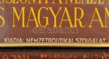 cca 1942 Dongó György (1905-1961): A hős magyar anya, ofszet, papír, Nemzetpolitikai Szolgálat, Klös...