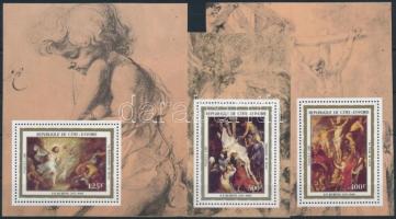 Rubens paintings set in blockform, Rubens festmények sor blokk formában