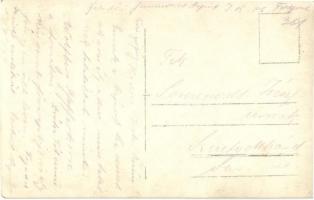 1917 Gorizia, Görz, Görzi-grófság; 76. gyalogezred katonáinak lovas fogata / WWI K.u.K. military, so...