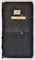1910 Cser Imre Budapesti Királyi Magyar Tudomány-Egyetem hallgatójának leckekönyve, a kar dékánjának...