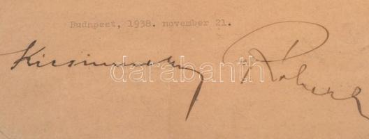 1938 Ismeretlen szerző "Alföldi Brigád" című, a Rongyos Gárda első bécsi döntés körüli kár...