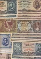 1916-1946. Korona/pengő tétel 107db nenne jobbak T:I-I-,II,III,IV