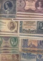 1916-1946. Korona/pengő tétel 107db nenne jobbak T:I-I-,II,III,IV