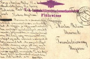 K.u.K. Festungsartillerie Baon N. 1. Treuer Wacht an des Reiches Grenze / WWI K.u.K. military art po...