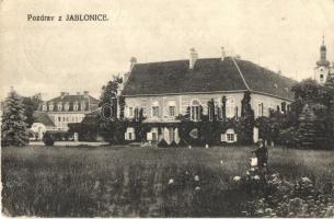 Jablánc, Jablonica; Gróf Apponyi kastélya / Schloss / castle (Rb)