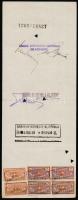 1932 Baranya vármegye törványhatóságának 77 610 Frankos váltója a Svájci Genfi banktól. Az alíspán aláírásával / Bill of a Hungarian county