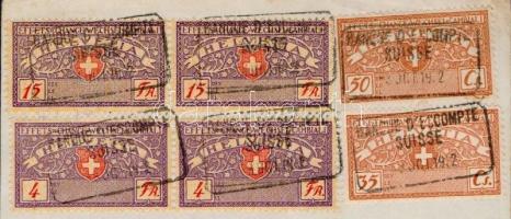 1932 Baranya vármegye törványhatóságának 77 610 Frankos váltója a Svájci Genfi banktól. Az alíspán a...