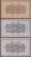 1946. 100.000 AP főtípus + 500.000 AP (2x) fehér vízjel nélküli papíron T:II+ csak egyszer hajtva!