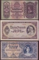 1930-1945. Pengő sor 9klf bankjegy T:I(többsége), I-