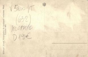 1917 M. Kir. Pécsi Honvéd Hadapródiskola tanárainak és tanítványainak tablóképe. Könnyű József fényk...