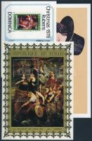 Rubens paintings 1972-1983 5 blocks + 2 stamps + 1 stamp Rubens festmények 1972-1983 5 klf blokk + 2...