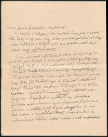 1895 Tisza Kálmán gróf korábbi miniszterelnök saját kézzel írt levele Szél Kálmán nagyszalontai espe...