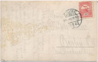 1914 Fiume, SMS Szent István osztrák-magyar Tegetthoff-osztályú csatahajó oldalvértezet nélküli vízr...