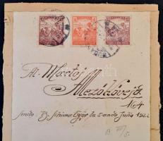 1919-1921 Schima András (Bandi) (1882-1959): Mi újság a Balatonban. Politikai karikatúra. Akvarell, ...