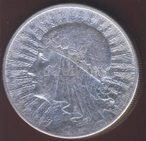 Lengyelország 1932. 10Zl Ag T:2