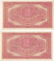 1920. 2K (2x) "2ab" csillagos sorszámmal, sorszámkövetők T:I