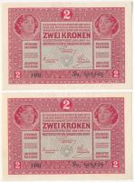 1917. 2K (2x) sorszámkövetők T:I,I- 
Adamo K6