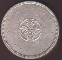 Kanada 1964. 1$ Ag "Quebec" T:2