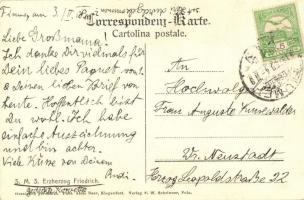 SMS Erzherzog Friedrich páncélos vitorlás korvett / SMS Erzherzog Friedrich Gedeckte Korvette / K.u....