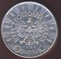 Lengyelország 1936. 10Zl Ag T:2