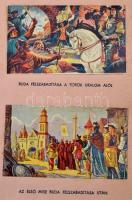 cca 1936 magyar történelmi pillanatképe, 3. sz. füz., Bp., Szent István Cikóriagyár, reklám matricag...
