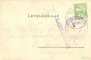 Keresztényfalva, Neustadt-Burzenland bei Kronstadt, Cristian; Evangélikus templom. Jos. Drotleff / K...