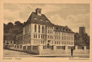 Brassó, Brasov, Kronstadt; Honterus gimnázium. H. Zeidner / grammar school