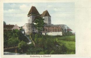 Szászivánfalva, Eibesdorf, Ighisu Nou; Kirchenburg. Jos. Drotleff / vártemplom / castle church