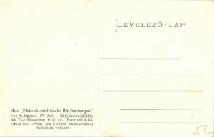 Szászivánfalva, Eibesdorf, Ighisu Nou; Kirchenburg. Jos. Drotleff / vártemplom / castle church