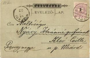 1898 Budapest XIII. Vígszínház, villamos sínfektetés, D. Halberstadt kiadása (EK)