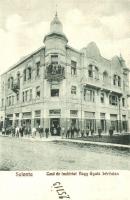 Nagyszalonta, Salonta; Nagy Gyula bérháza, Kovács üzlete / Casa de inchiriat / tenement house, shop (Rb)