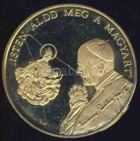 1991. "II.János Pál pápa látogatása" emlékérem T:exPP k.