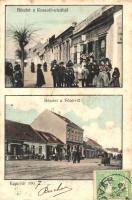 Kapuvár, Kossuth utca, Buxbaum József nyomdája és könyvkötészete, Fő tér, üzletek. Kiadja Buxbaum József  (fl)