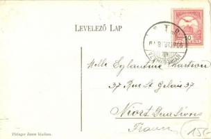 Nyíregyháza, Piac tér árusokkal, Városháza, Nagy Gyula és Paál Ferenc üzlete, Piringer János könyvny...