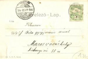 Szatmárnémeti, Satu Mare; vasútállomás. Hollósi felvétele / Gara / Bahnhof / railway station (fa)