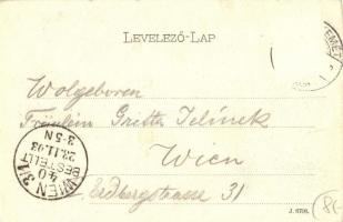 Kecskemét, Jogi akadémia, Római katolikus templom, piac. Gross Simon floral (fa)