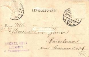 Budapest V. Angol Kisasszonyok intézete. Irányi utcai bejárat, Özv. Grünfeld Jakabné és Szabó Sándor...