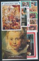 Rubens festmények 1977-1993 4 klf blokk + 1 sor, Rubens paintings 1977-1993 4 blocks + 1 set