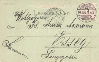 1898 Budapest VII. Erzsébet körút, villamos (lyukak / pinholes)