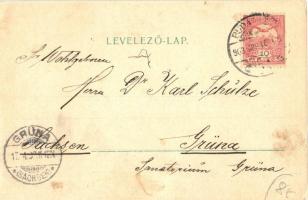 Budapest V. Fővárosi Vigadó és Kávéház kioszk. Chromo-autotypia Weinwurm Antal műintézetéből. Hornyá...