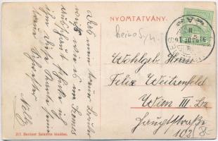 Balatonszemes, Szemes; Leporellolap. Berliner Salamon kiadása 217. / leporellocard