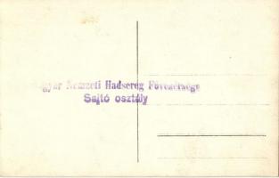 ~1919 Magyar Nemzeti Hadsereg Fővezérségének sajtó osztálya fényképezte. Magyar, francia, angol és m...