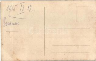 6 db eredeti első világháborús magyar katonai fotó képeslap Erdélyből, Románföldről és Szentendréről...