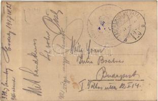 6 db eredeti első világháborús magyar katonai fotó képeslap Erdélyből, Románföldről és Szentendréről...