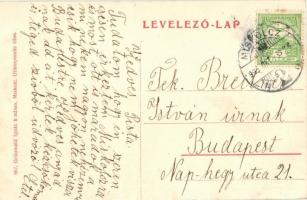 Miskolc, Erzsébet tér, gyógyszertár. Grünwald Ignác kiadása