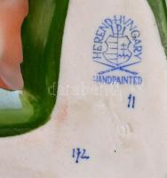 Herendi rózsa, kézzel festett, jelzett, hibátlan, 8,5×7,5×4 cm