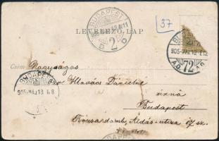 Budapest IX. Központi vásárcsarnok, Vámpalota, M. T. és F. I. Koch és Warga kiadása (Rb)