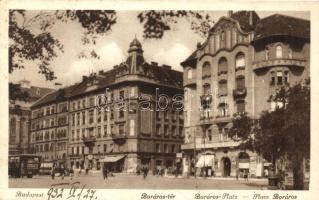 Budapest IX. Boráros tér, Lónyai utca, villamos Cordatic reklámmal (EK)