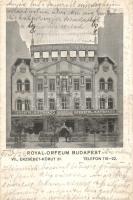 Budapest VII. Erzsébet körút 31. Royal Orfeum, Biró Pál kiadása (EK)